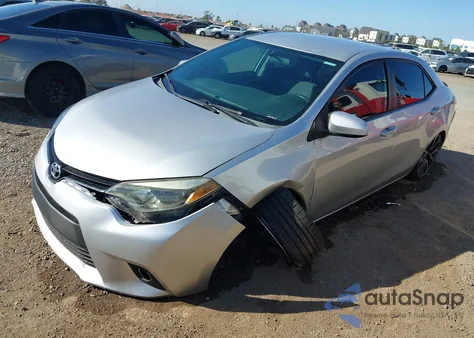 2015 Toyota Corolla L from USA, damaged, VIN 5YFBURHE2FP262814